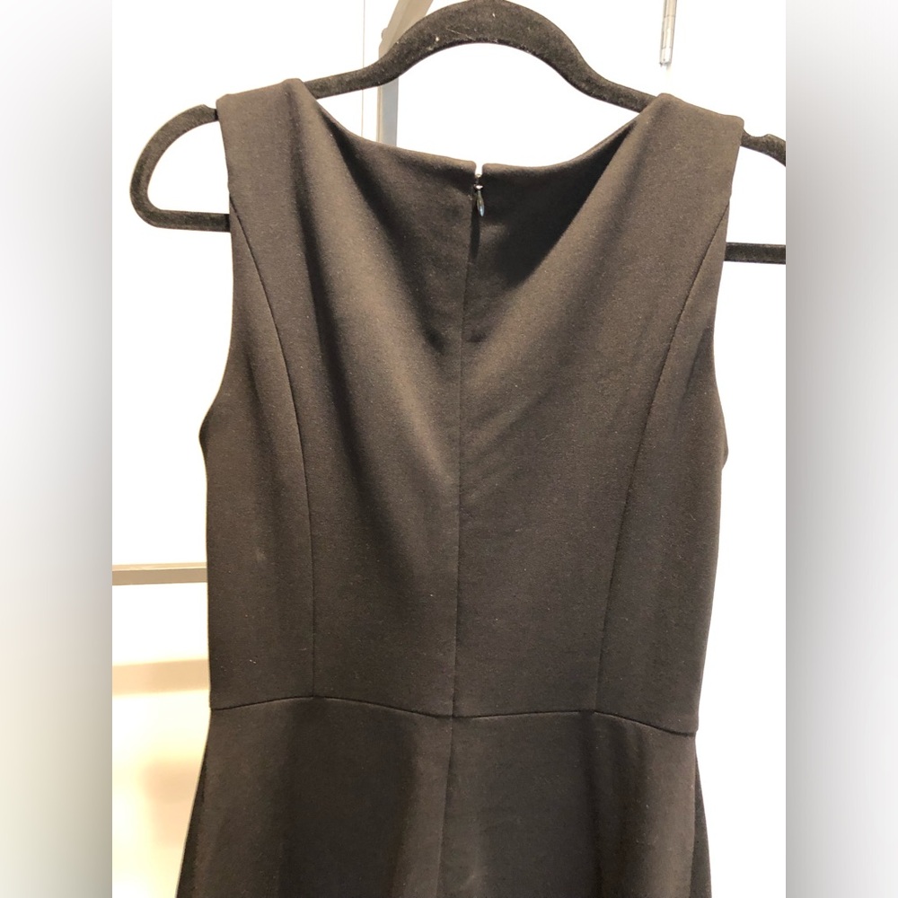 White House Black Market Fit and Flare Black and White Dress Size 8 - Picture 7 of 10